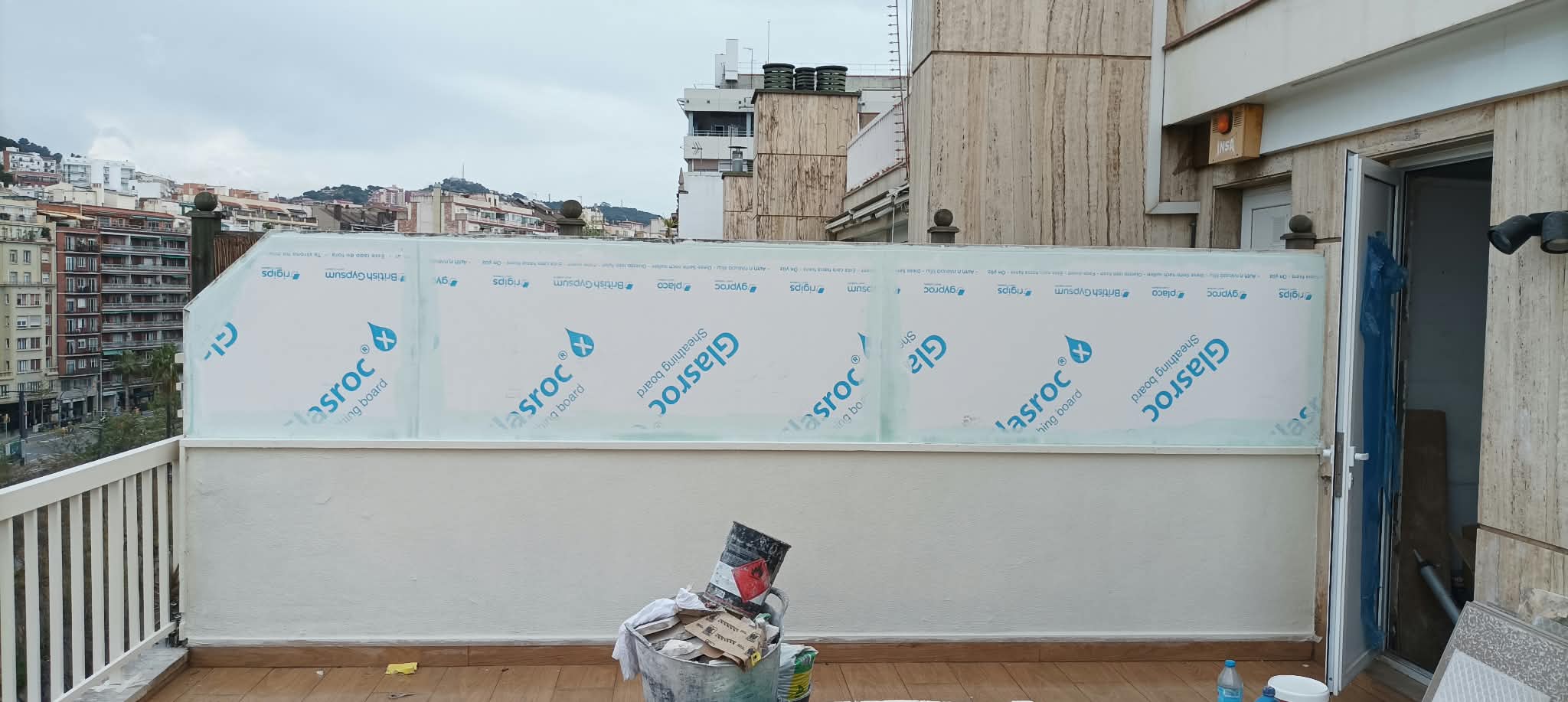 Cerramiento con Glassroc