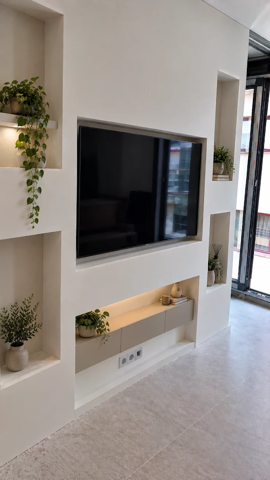 Mueble de salón en Pladur